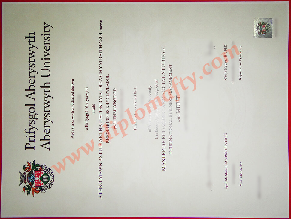 Aberystwyth University diploma