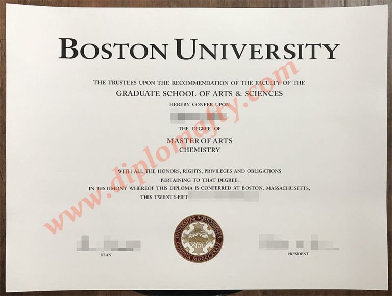 Boston University degree