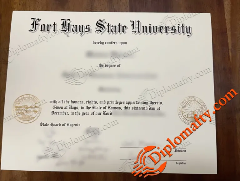 Fort Hays State University degree