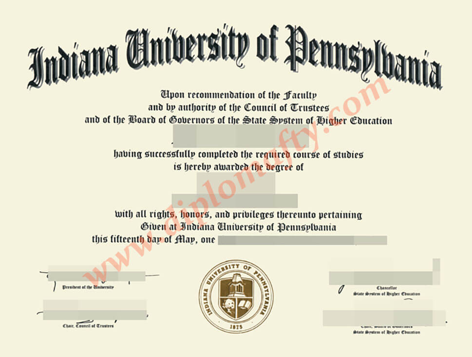 Indiana University of Pennsylvania degree