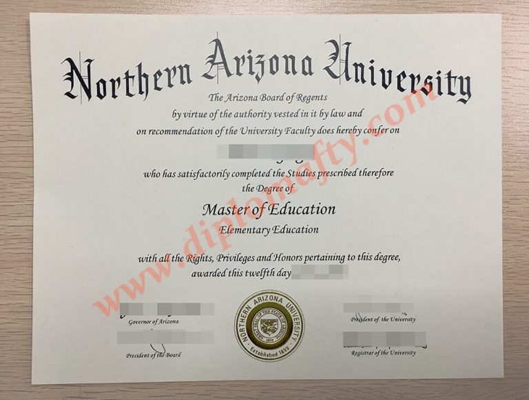 Northern Arizona University diploma