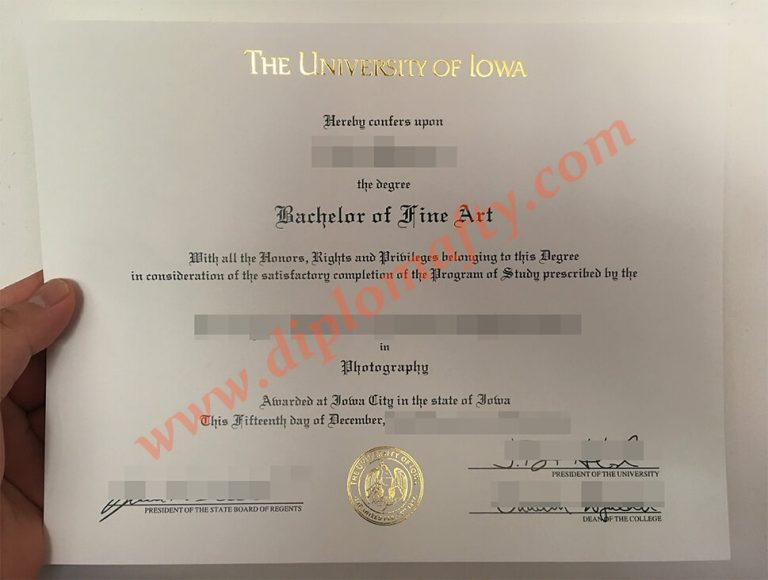 The University of Iowa degree