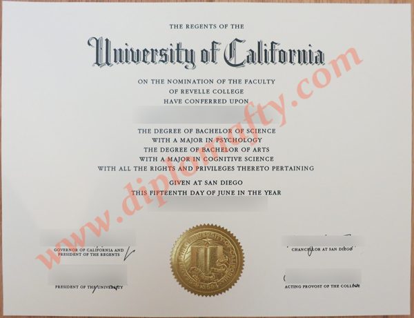 UC San Diego Diploma