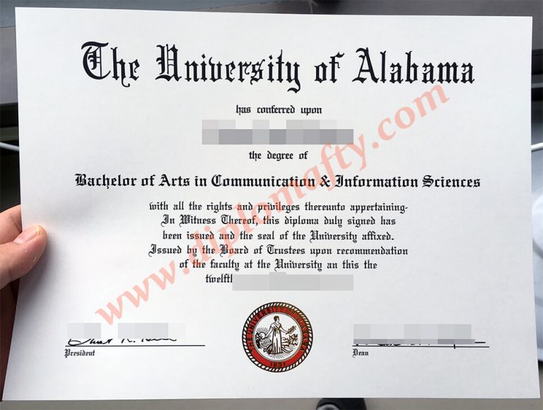 University of Alabama degree