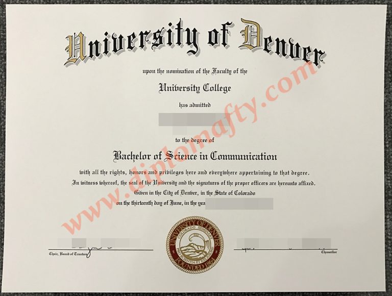 University of Denver degree