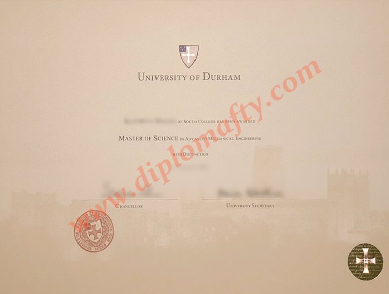 University of Durham diploma