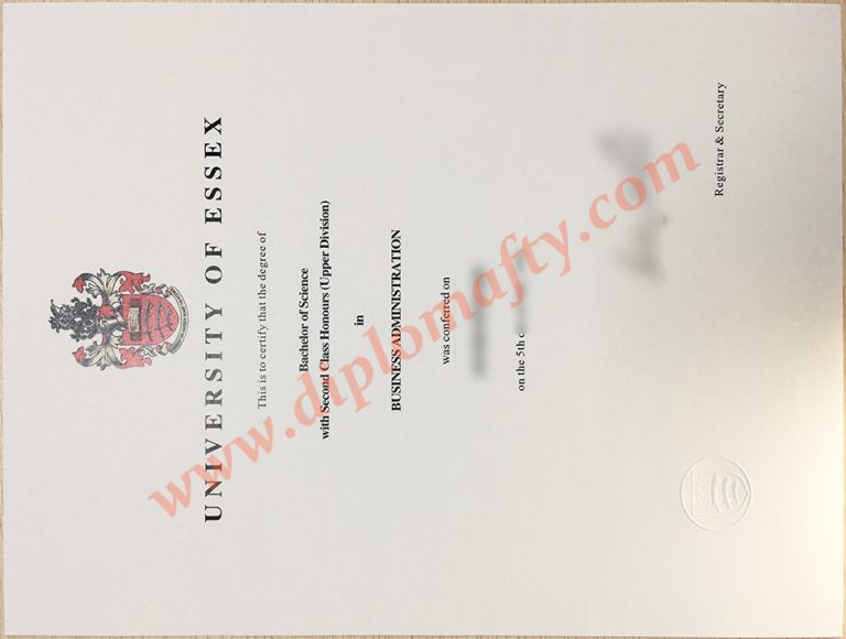 University of Essex diploma