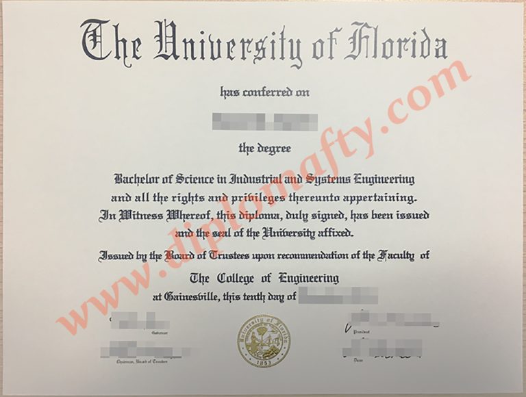 University of Florida diploma