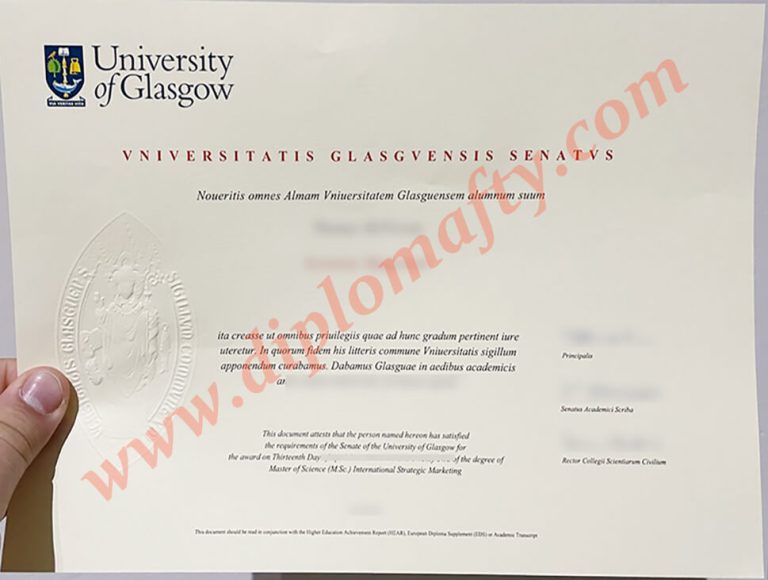 University of Glasgow diploma