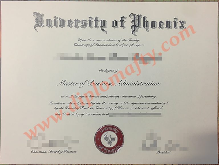 University of phoenix diploma