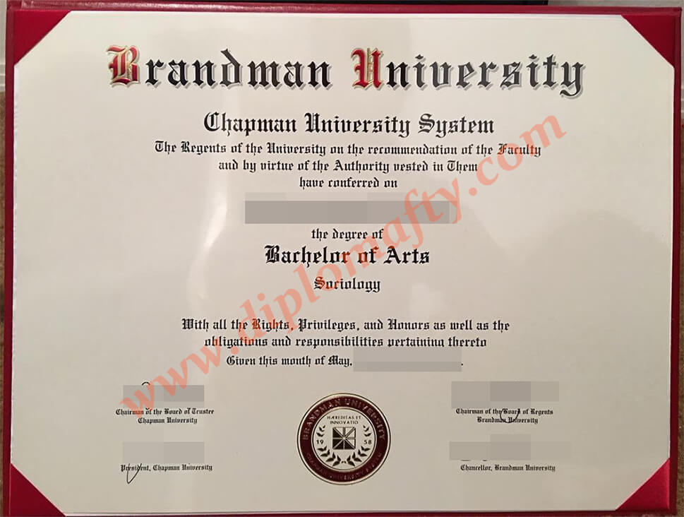 brandman university diploma