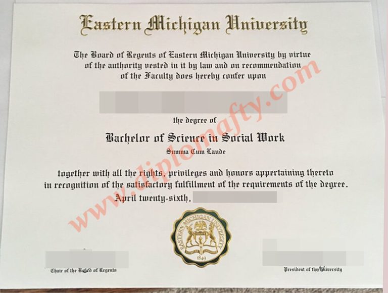 eastern michigan university diploma