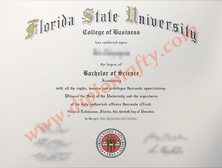 florida state university diploma