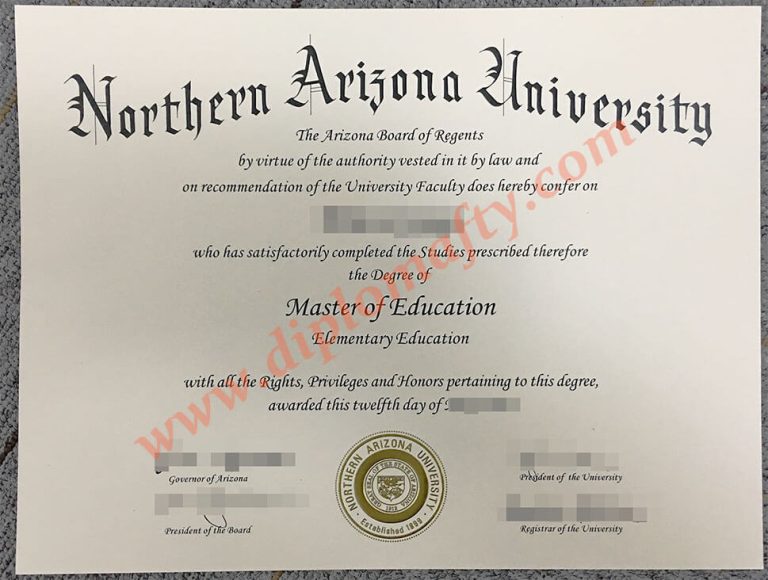 northern arizona unviersity diploma