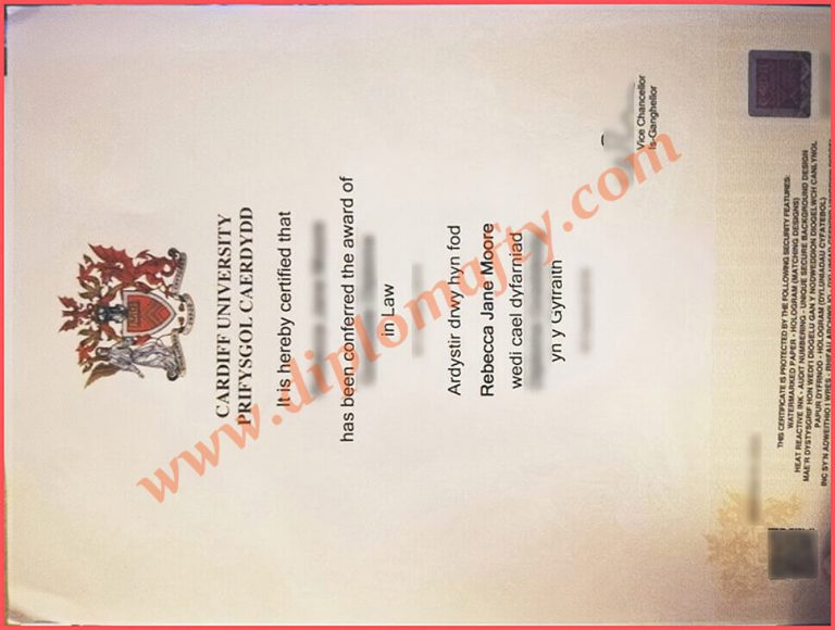 购买Cardiff University diploma