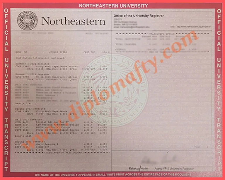 办理东北大学成绩单