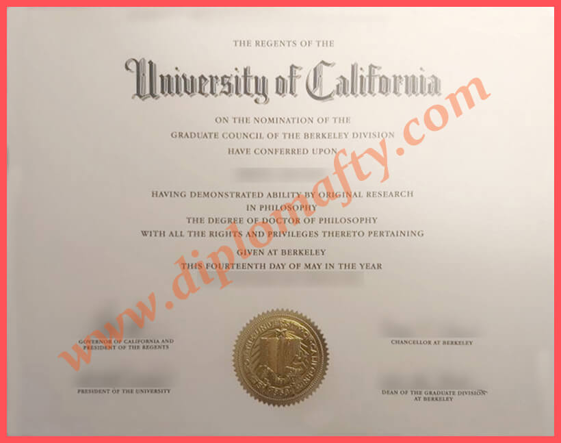 定制UC Berkeley diploma