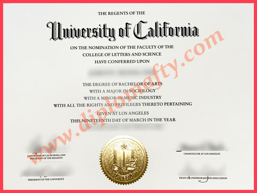 购买UC Los Angeles diploma