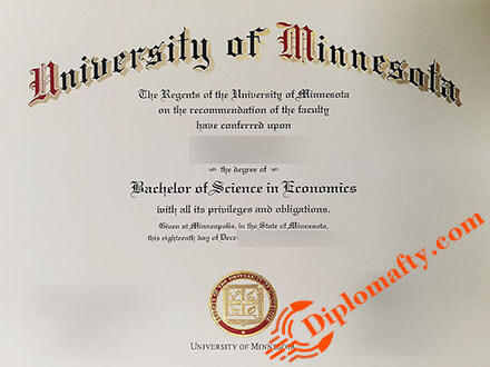 University of Minnesota Diploma