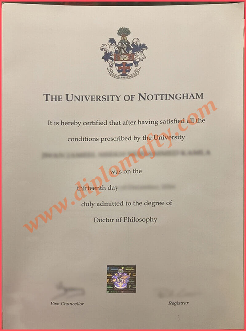 定做Nottingham大学毕业文凭