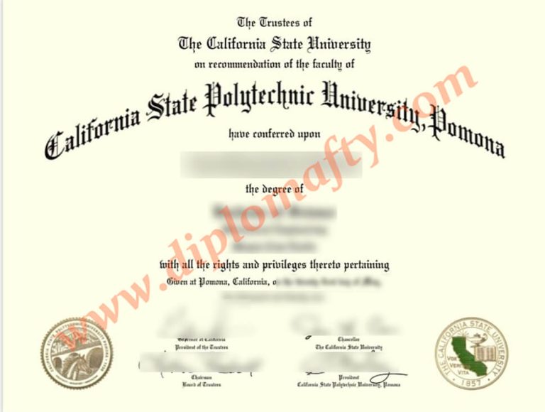 定做波莫纳加州州立大学Cal Poly Pomona学位证