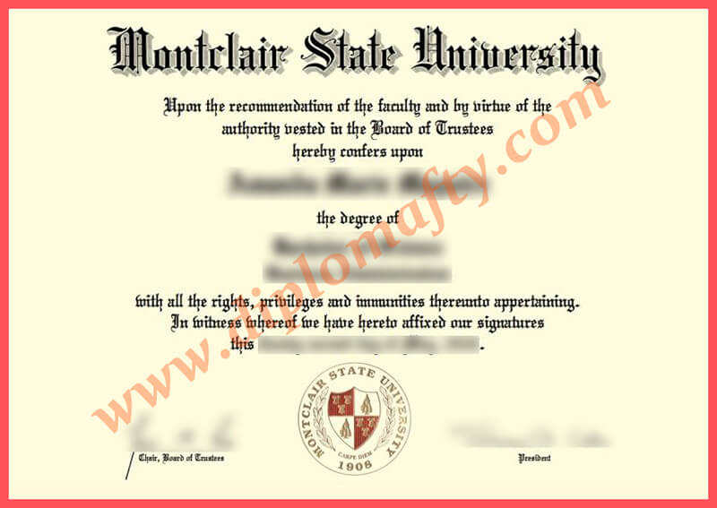 办理Montclair State University文凭