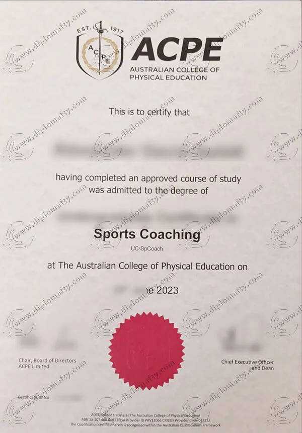 ACPE diploma