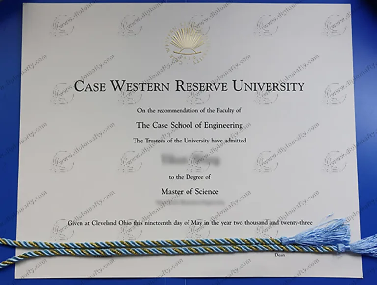 Case Western Reserve University Certificate