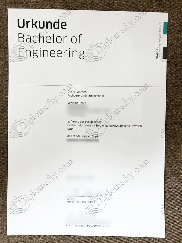 Fachhochschulen Aachen Diploma