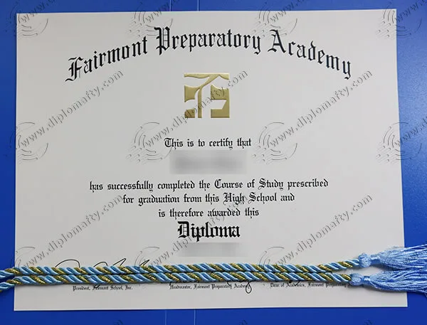 Fairmont Preparatory Academy Diploma