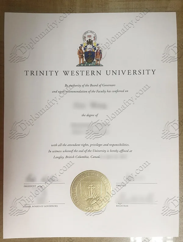 Trinity Western University Diploma