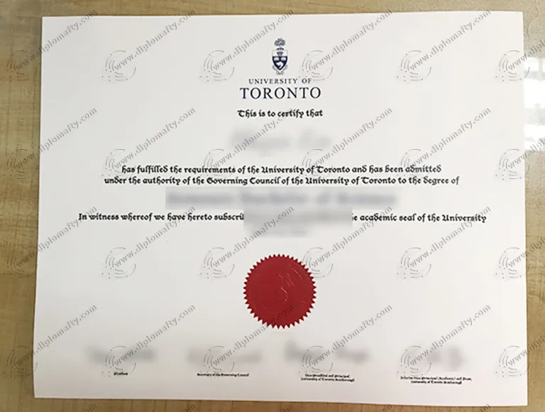 University of Toronto Diploma