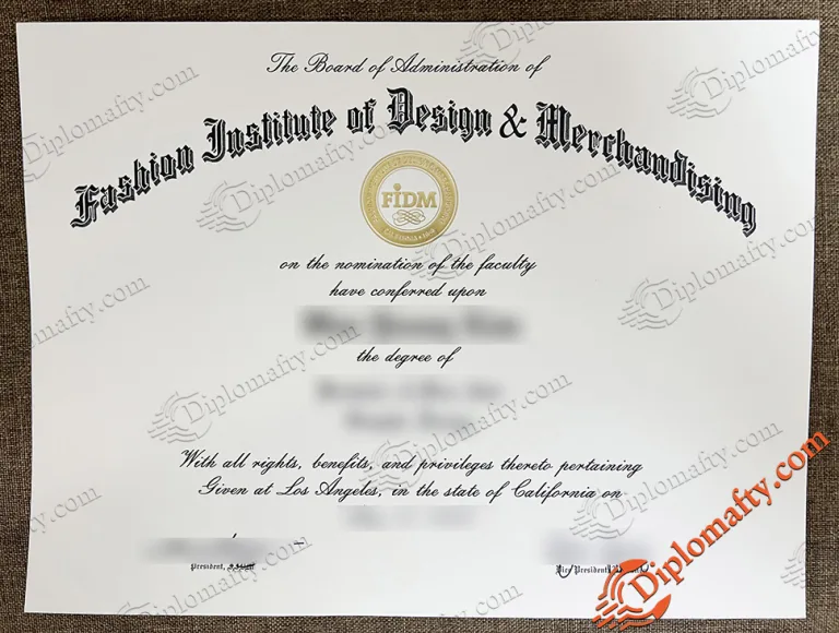 Fashion Institute of Design & Merchandising Diploma