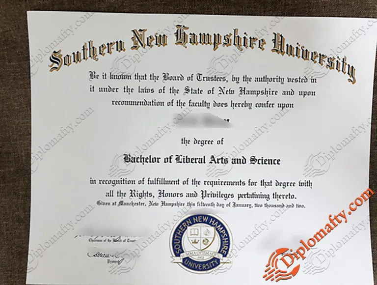 Southern New Hampshire University Degree