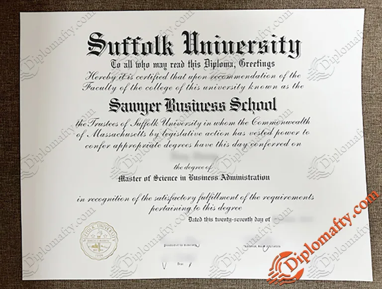 Suffolk University Degree