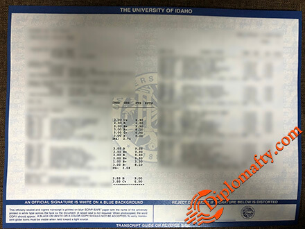 爱达荷大学成绩单