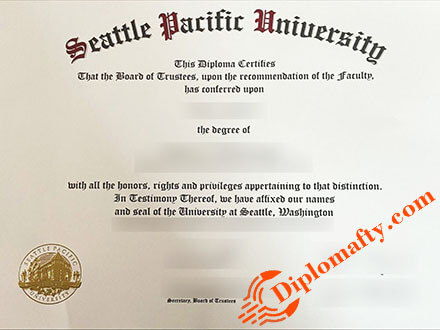 Seattle Pacific University Diploma