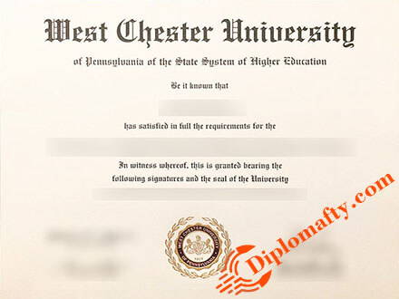 West Chester University Fake Diploma