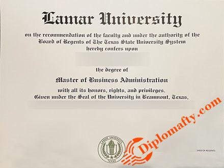 lamar university diploma