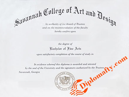 SCAD electronic diploma