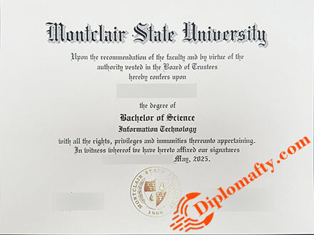 Montclair State University Fake Diploma